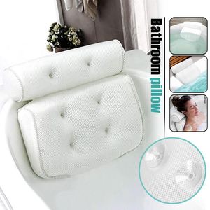 Wholesale spa pillow suction cups for sale - Group buy Other Bath Toilet Supplies Breathable D Mesh Spa Pillow With Suction Cups Neck And Back Support For Home Tub Bathroom Accessories