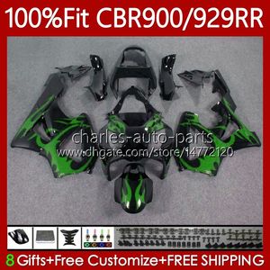 Обсуждение OEM для Honda CBR900 CBR929 RR 900CC 929CC 2000 2001 Body 68NO.106 CBR 929RR 900RR 900 929 RR CC CBR929RR 00 01 CBR900RR 00-01 Зеленое пламя впрыска