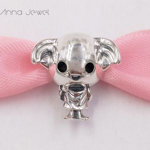 Горячая Pandora Charms Hippie Ювелирные изделия Изготовление товаров Hary Poter Doby Elf 925 Стерлинговые Серебряные Пары Браслеты для женщин Мужчины Устанавливает браслет День рождения Party 798629C01