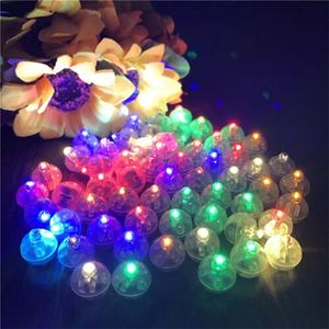 100 pçs / lote led flash bola luminosa para balões aniversário festa de casamento decorativo balões de lâmpada