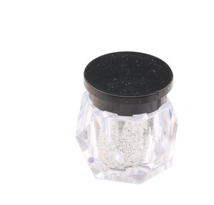 5 gram 5 ml tom påfyllning mini kvadratisk diamantformad plast kosmetisk provbehållare burk krukor med skruvlock makeupflaska ansiktsgrädde