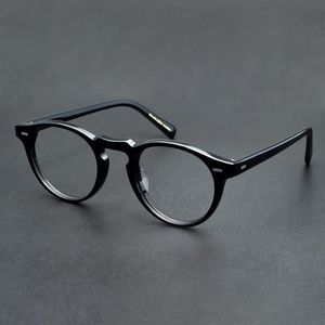 Montature per occhiali da sole alla moda Montature per occhiali ottici di alta qualità Montatura per donna Trasparente Uomo Rotondo Stile classico Multicolore Miopia