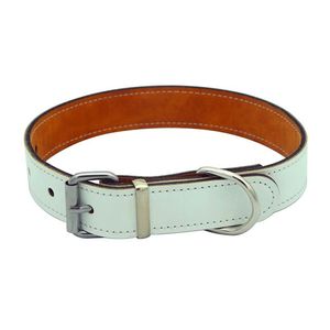 Małe Sublimacja Obroża Dog Thermal Transfer Drukowanie Seash White Blank Pet Collar PU Leather Dogs Kot Wstążki Zespoły Escape-Dowód w Hurtownie AAA