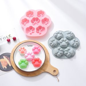 Patte de chat moules en silicone pour la cuisson des moules à chocolat Cookie Jelly Pudding Food Mold Kitchen Tool