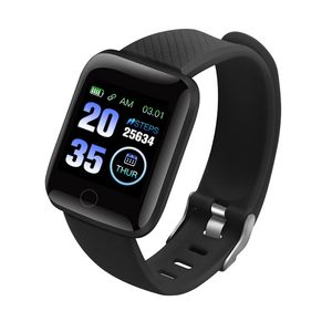 Högkvalitativ 116plus Smart Watch Armband Armband med färgpekskärm Meddelande Påminnor för mobiltelefoner 116 Plus SmartWatches DHL