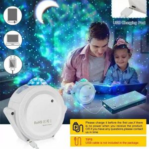 Звездный проектор ночной подсветка света Galaxy Light Smart Life работа с Alexa Home Ocean Wave Sky Lights для детей