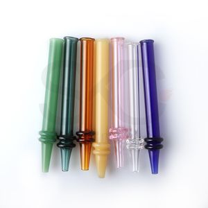 Narghilè Mini NC colorati con tubi NCStraigh da 4,7 pollici Accessori per fumatori Punte in vetro per Dab Rig