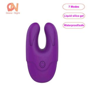 Nxy bomba brinquedos 7 modos clipe de mamilo sem fio vibrador brinquedos sexuais para mulheres vibrando masturbação vibração simulador feminino adultos 1125