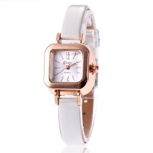 Wholesale Small Dial Womens Students Watches Quartz Watch Multicolour Leather Strap Temperament Girls Wristwatches