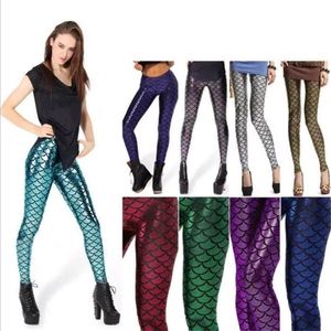 Slim-Fit-Hose, Leggings, Beauty-Fischschuppenhose Q0801