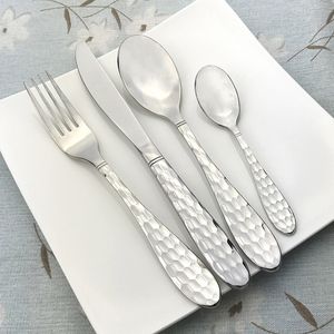 Ze Stali Nierdzewnej Western Food Nóż Widelec łyżka 3 sztuk / zestaw Długie Uchwyty Kawowe łyżki Ciasto Ciasto Fork Noże Owoce Kitchen Tableware BH5124 Wly