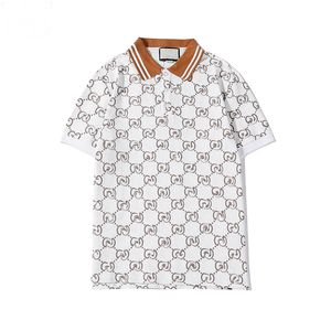 WU designer stripe polo shirt t shirts snake polos bee floral mens High street fashion horse polo luxury T-shirt