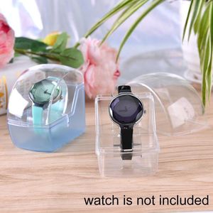 Casi di orologi Casi Clear Plastic Plastic 4.7cm Acrilico Display Holder Vendita Show Case Stand Tool Polso