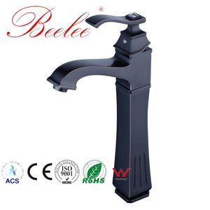 Wholesale standing bathroom sink for sale - Group buy Bathroom Sink Faucets Italy Type Brass Basin Faucet Standing And Cold Water Mixing Tap Guest Room Black chrome Single High Handle