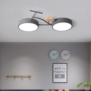 Takbelysning europeisk personlighet modern sovrumsstudie enkel kreativ kid boy rumslampa led cykelmodellering lx112412