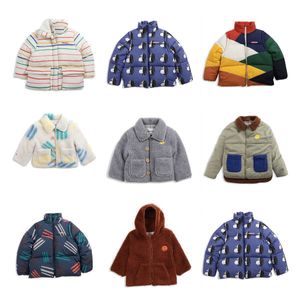 Children's Jacket 2021 Autumn and Winter Ins Baby Boy Long-sleeved Thickened Zipper Lamb Wool Cotton Girl Coat H0909