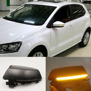 För Volkswagen VW Polo MK5 6R 6C 2009-2013 2014 2015 2016 2017 Dynamisk LED Turn Signal Light Side Wing Mirror Indicator Blinker
