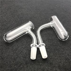 Fire Tech Quarzo Banger Nail Tubi per l'acqua per fumatori con secchio profondo 20mm 2.5mm 65mm Chiodi con tappo in carb con fondo tondo smussato superiore