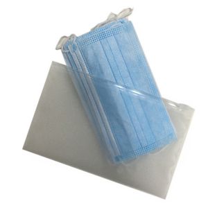 1000 pcs / lote CPE Fosco Zipper Descartável Máscara De Embalagem Saco Transparente Sacão de Vedação Aproximadamente Venda Sacos Nenhuma máscara Atacado