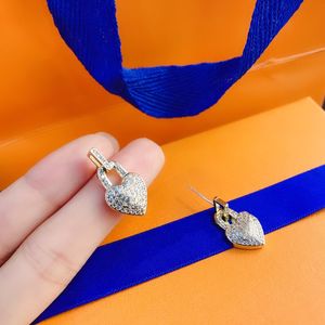 Aşk Dönüşü toptan satış-Charm Toptan Sonsuza Tasarımcı Küpe Aşk Tasarımcısı Kadınlar Saplama Paslanmaz Takı Geri Kalp Charms Earring Gümüş Altın Gül