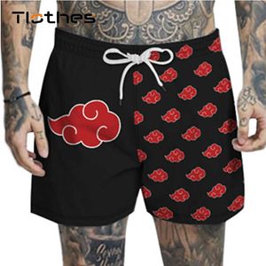 Harajuku anime digitala tryckta bad shorts män sommar strand shorts mens kläder avslappnad strand bär kort byxor män netto inuti x0601