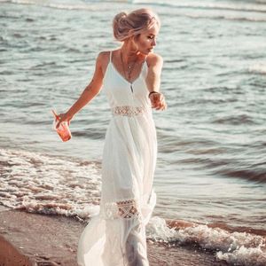 Cover-Ups Sommer Frauen Strand Tragen Weiße Baumwolle Tunika Kleid Bikini Bad Sarong Wickelrock Badeanzug Cover Up Ashgaily