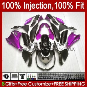 Body Injection Mold For KAWASAKI NINJA Z 1000 R Z1000 2010 2011 2012 2013 Years Bodywork 15No.84 Z-1000 Z1000R 2010-2013 Z-1000R 10 11 12 13 OEM Fairing Kit rose black