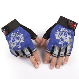 Mittens Half Finger Weight Lifting Cycling Gloves Adjustable Summer Breathable Running Riding Fitness for Men Women