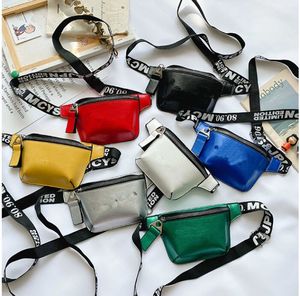 Mini väska för sommar med bred axel handväska band casual baby fanny pack tjejer väskor