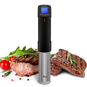 Próżnia Inkbird Slow Sous Vide Wi-Fi kuchenka żywnościowa 1000W Potężny cyrkulator zanurzeniowy - LCD Digital Timer Wyświetlacz stal nierdzewna 210719