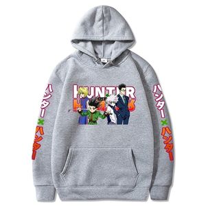 Hunter X Hunter Killua Leorio Kurapika Gon Hisoka och Neferpitou Långärmad Hoodie Harajuku Unisex Tops Y0809