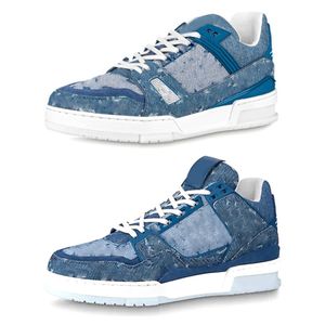 2021 Autêntico Baixo Denim Casual Sapatos Homem Mulher Trainer Jeans Escalada Sapato Atletismo Esportes Ao Ar Livre Sapatilhas De Moda Com Caixa Original tamanho 36-45