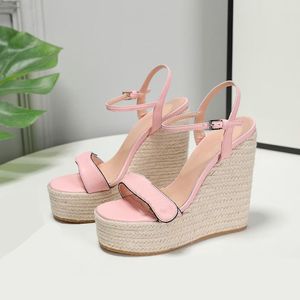 2021 Fashion wedge sandals women Shoe Buckle Strap heeled Platform Slides Heel Rubber sole womens Shoes High quality sandal Free postage