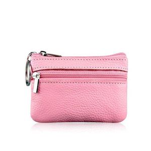 Moeda de couro bolsa de trassiário divisão bebê menina mini zipper moda crianças carteira pequena bolsa mulheres