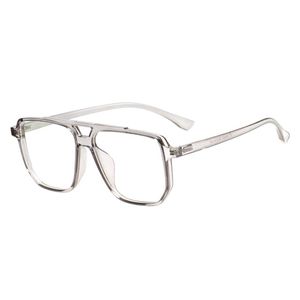 Модные солнцезащитные очки рамы мужчин и женщин большие негабаритные очки TR90 Легкая прозрачная рама полного обода для рецептов Opti