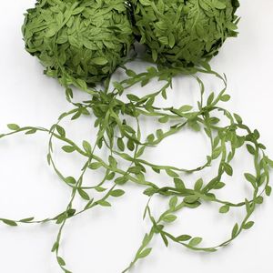装飾的な花の花輪の人工的なつるアイビークリーパー緑の葉の花輪植物262.46flの偽の葉の家の装飾プラスチックrattan str