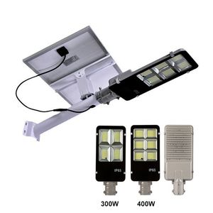 Solar Lamp Led Lighting 300W 400W Outdoor Light Waterproof with Remote Controller Pole for Garden Jardin