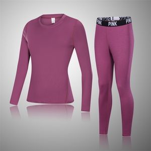 Winter Women's Thermal Underwear Sets Quick Dry Long Johns Winter Clothing Woman Comfortable Thermo Underwear Suits 211110