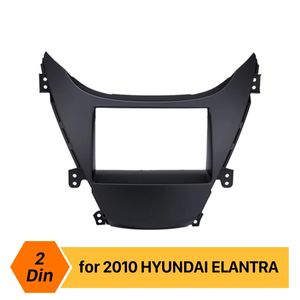 ingrosso Piastra Hyundai-Doppia Din Car Trim Brame Kit in Dash per il Hyundai Elantra Refit Panel Plate FASCIA Dash Panel Kit di installazione