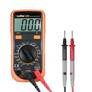 Multimetrar 1999 Räknar Mini Digital Multimeter Multifunctional Multi Meter Handheld Ammeter Voltmeter Mättestare