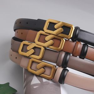 B￤lten Kvinnor Runway Fashion Double Side ￤kta l￤der Cummerbunds Kvinnliga kl￤nningskorsetter Midjeband Decoration Belt TB2026