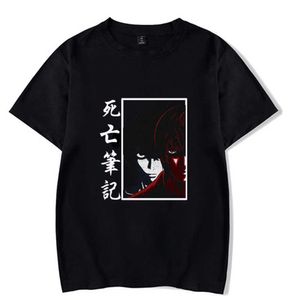 Death Note Hot Anime T-shirt Short Sleeve Round Neck Loose Fashion Print Man Cloth Y0809