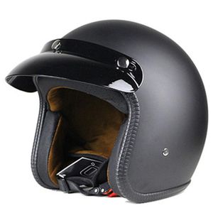 Motorcycle Helmets Jet Helmet Open Face Custom Scooter MaBlack Capacete Cascos Para Casque Moto Accessories Atv Ce