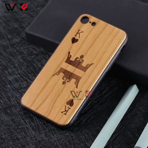 Shock Proof Phone Cases For iPhone 7 8 9 Plus X Xs 11 12 Pro Max Wooden TPU Custom Design Printing 2021 TOP-Selling Back Cover Shell