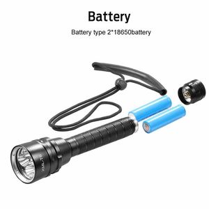 Wholesale ultrafire xml t6 batteries resale online - Ultrafire Diving Torch XML T6 LMS Aluminum Tactical Switch Hunting Lantern Battery Charging Luz Flashlights Torches