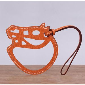 Top Quality Pu Leather Horse Cheval Bag Charm Brand Head Pendant Ornament Trending Paddock Keychain Cute Handmade Keychains