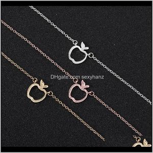 Gioielli 10Pcs Hollow Outline Funny Geometric Fruit Charm Chain Bracciali Braccialetti Per School Mentor Teacher Women Graduatio