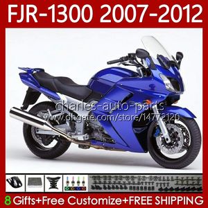 Комплект для тела для Yamaha FJR-1300 FJR1300A FJR 1300 A CC 2001-2012 CUDLEWORK 108NO.103 Glossy Blue FJR-1300A 2007 2009 2009 2010 2011 2012 FJR1300 07 08 09 10 11 12 OEM FACKING