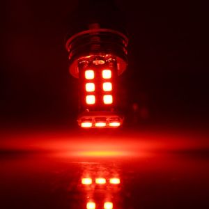 2 шт. Красный автомобиль лампочки высокой мощности супер яркие 1156 p21w ba15s 2835 15smd светодиодные резервные копии заднего хвоста тормозные огни Парковка постоянного тока 12 В