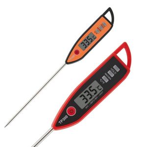 Neuestes digitales BBQ-Thermometer zum Kochen von Lebensmitteln, Fleisch, Küche, sofortige Temperaturanzeige, Thermometer in 3 Farben